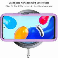 Hülle für Xiaomi Redmi Note 11 / 11S, Handy Tasche Silikon Case Cover Bumper TPU