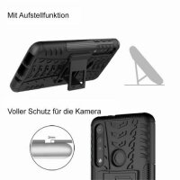 Handy Tasche Lenovo Motorola Panzer Hülle Hybrid Case Cover Schutzhülle Bumper Motorola Moto G8 Play Rot