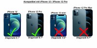 Handyhülle für Apple iPhone 12 / 12 Pro – 360° Panzer Case mit Displayschutz