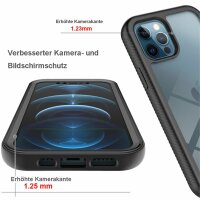 Handyhülle für Apple iPhone 12 / 12 Pro – 360° Panzer Case mit Displayschutz