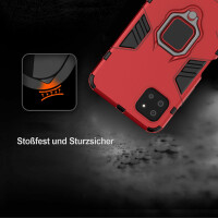 Hülle für Samsung Galaxy A22 5G, Schutzhülle Handy Tasche Ring Case Silikon TPU