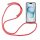 Handykette für Apple iPhone 15 Serie Hülle Handyhülle mit Band Hülle mit Kordel Rot iPhone 15 Pro