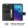 ZTE Handy Tasche Flip Cover Case Buch Klapp Schutz Hülle Etui Wallet Buchtasche ZTE Blade A7 2020 Schwarz