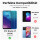 ZTE Handy Tasche Flip Cover Case Buch Klapp Schutz Hülle Etui Wallet Buchtasche ZTE Blade A7 2020 Schwarz