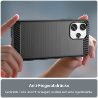 Hülle für Xiaomi Redmi 12,Handyhülle Schutzhülle Silikon Case Carbon Bumper