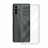 Handyhülle für ZTE Blade V40 Vita / A72 4G – Transparent Case + Panzerschutzglas