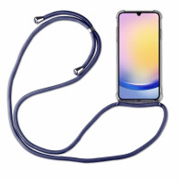Handykette für Samsung Galaxy A25 – Handyhülle mit Band Blau