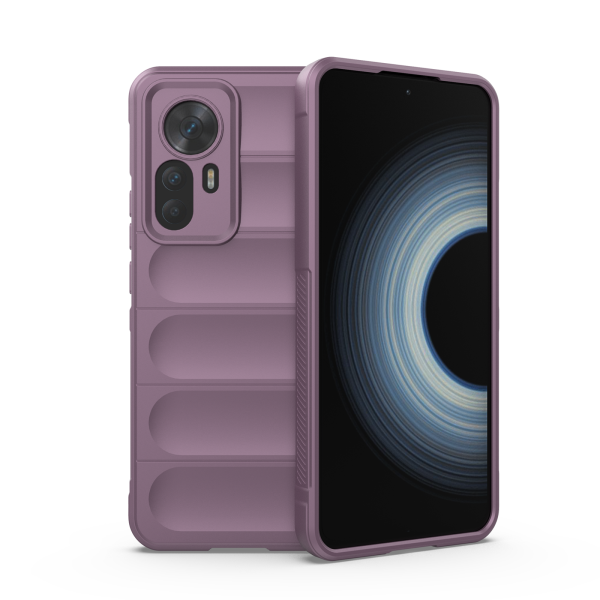 Hülle für Xiaomi 12T Handyhülle Outdoor Case Back Cover Handy Tasche Bumper Lila