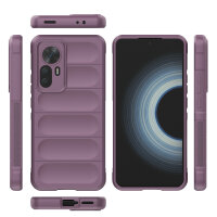 Hülle für Xiaomi 12T Handyhülle Outdoor Case Back Cover Handy Tasche Bumper Lila