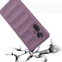 Hülle für Xiaomi 12T Handyhülle Outdoor Case Back Cover Handy Tasche Bumper Lila