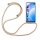 Xiaomi Hülle mit Band Schutzhülle Handykette Silikon Handy Tasche mit Schnur Neu Xiaomi Redmi 9A Beige / Braun