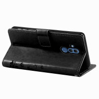 Huawei Handy Tasche Handyhülle Schutz Hülle Blumen Flip Cover Buch Case Etui Huawei Mate 20 Lite Grau