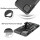 Schutz Hülle für Samsung Galaxy A22 Handyhülle Handytasche Outdoor Case Schale Galaxy A22 4G Schwarz
