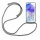 Handykette für Samsung Galaxy A55 Handyhülle mit Band Case Hülle mit Kordel Hand Grau