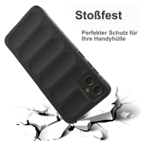 Hülle für Samsung A14 A34 A54 S23 FE S24 Handyhülle Outdoor Case Cover Bumper Schwarz Galaxy A55