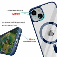 Bumper MagSafe mit integrierter Magnet für iPhone 14 Pro Plus Max Hülle TPU iPhone 14 Pro Navy Blau