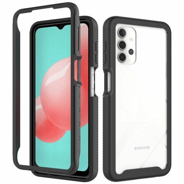 Handyhülle für Samsung Galaxy A32 5G – 2-teiliges Case Schwarz