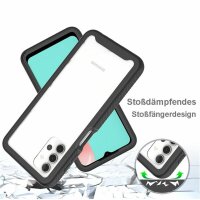 Handyhülle für Samsung Galaxy A32 5G – 2-teiliges Case Schwarz