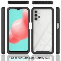 Handyhülle für Samsung Galaxy A32 5G – 2-teiliges Case Schwarz