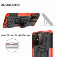 Hülle für Xiaomi Redmi 12C Outdoor Handyhülle Handy Tasche Case Cover TPU Bumper Rot