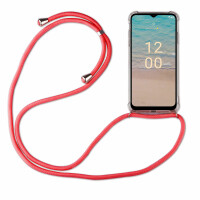 Handykette für Nokia G22 Handyhülle mit Band Umhängehülle mit Band Hülle Cover  Rot