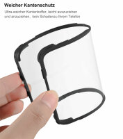 Handyhülle für Samsung Galaxy A25 – 360° Panzer Case mit Displayschutz Schwarz