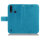 Motorola Handy Tasche Handyhülle Schutz Hülle Blumen Flip Cover Wallet Case Etui Motorola Moto G8 Power Lite Blau