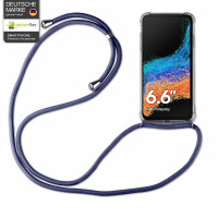 Handykette für Samsung Galaxy Xcover 6 Pro Handyhülle mit Band Hülle mit Kordel Blau
