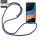 Handykette für Samsung Galaxy Xcover 6 Pro Handyhülle mit Band Hülle mit Kordel Blau