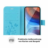 ZTE Blade A31 Handy Tasche Hülle Schutzhülle Klapphülle Flip Case Schale Etui BF