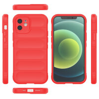 Hülle für Apple iPhone 12 / Pro / Pro Max Handyhülle Outdoor Case Cover Bumper iPhone 12 Rot