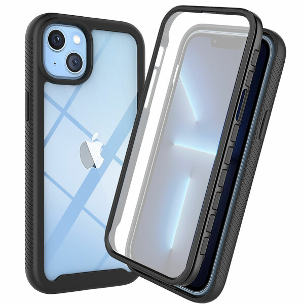 Handyhülle für Apple iPhone 14 Plus – 360° Panzer Case mit Displayschutz