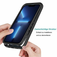Handyhülle für Apple iPhone 14 Plus – 360° Panzer Case mit Displayschutz
