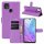 ZTE Handy Tasche Flip Cover Case Buch Klapp Schutz Hülle Etui Wallet Buchtasche ZTE Blade A5 2019 Lila