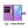 ZTE Handy Tasche Flip Cover Case Buch Klapp Schutz Hülle Etui Wallet Buchtasche ZTE Blade A5 2019 Lila