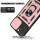 Panzer Hülle iPhone 15 /Pro /Pro Max/Plus Handyhülle mit Kameraschutz Ringhalter Rosegold iPhone 15