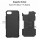 Handy Tasche für Apple iPhone Panzer Cover Case Schutz Hülle Etui Schale Bumper Apple iPhone SE 2020 Schwarz