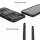 Handy Tasche für Apple iPhone Panzer Cover Case Schutz Hülle Etui Schale Bumper Apple iPhone SE 2020 Schwarz