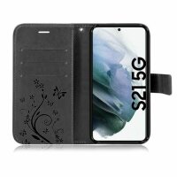 Handyhülle für Samsung Galaxy S21 5G Hülle Handy Tasche Flip Cover Case Etui TPU