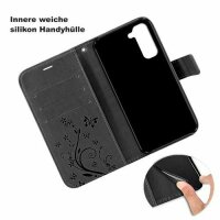 Handyhülle für Samsung Galaxy S21 5G Hülle Handy Tasche Flip Cover Case Etui TPU