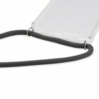 Handy Hülle mit Band Schutzhülle Handykette Seil Silikon Handy Tasche mit Schnur Nokia 5.4 Grau