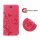 Huawei Handy Tasche Handyhülle Schutz Hülle Blumen Flip Cover Buch Case Etui Huawei Nova 5T Pink