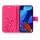 Huawei Handy Tasche Handyhülle Schutz Hülle Blumen Flip Cover Buch Case Etui Huawei Nova 5T Pink