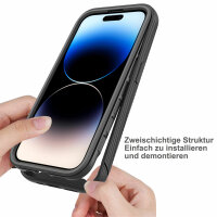 Handyhülle für Apple iPhone 15 Pro - 360° Panzer Case Displayschutz