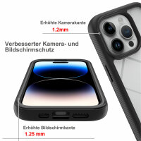 Handyhülle für Apple iPhone 15 Pro - 360° Panzer Case Displayschutz