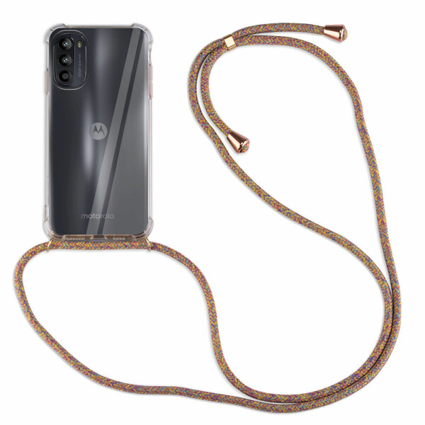 Handykette Motorola Moto G52 / G82 Handyhülle mit Band Schutz Hülle Handy Tasche
