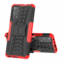 Hülle für Xiaomi Redmi Note 11 Pro 5G, Handytasche Silikon Case Cover Bumper TPU Rot