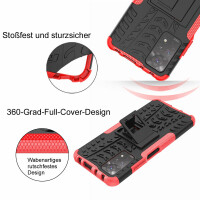 Hülle für Xiaomi Redmi Note 11 Pro 5G, Handytasche Silikon Case Cover Bumper TPU Rot