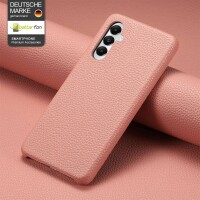 Hülle Handyhülle Stoßfeste Handy Tasche Ultra-Dünn Case Leder Bumper für Samsung Galaxy A05s Rosa