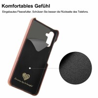 Hülle Handyhülle Stoßfeste Handy Tasche Ultra-Dünn Case Leder Bumper für Samsung Galaxy A05s Rosa